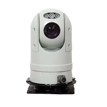 araca monteli video gözetimi veya robotik uygulamaları için 700 hatlı analog veya 1080P AHD araca monteli PTZ kamera