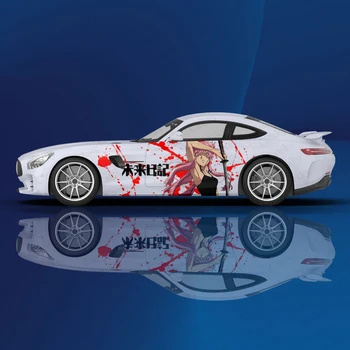 gelecek günlüğü Araba Çıkartması Yan Grafik kaplama Vinil Modifiye Otomobil Parçaları Araba Sticker özel resim DIY Anime Yuno Gasai