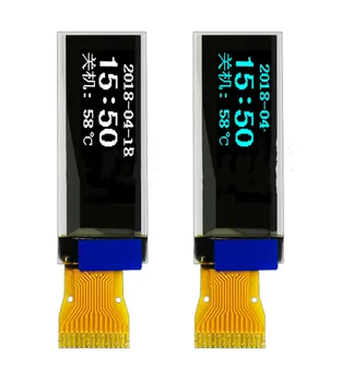 maıthoga IPS 0.91 inç 14PIN SPI Beyaz / Mavi OLED Ekran SSD1306 Sürücü IC 128 * 32 (Kısa Yan Pin)