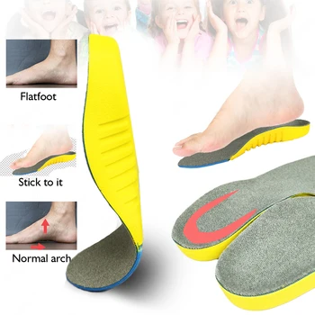 Çocuk Ortez Tabanlık Bacak Sağlığı Yüksek Kaliteli Düzeltme Bakımı düz ayak kavisi Ortopedik Çocuk Astarı Desteği spor ayakkabılar Pedleri