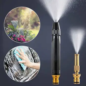 Çok fonksiyonlu Yüksek Basınçlı Bahçe püskürtme tabancası Ayarlanabilir Manuel Hortum Memesi Yağmurlama Bahçe Aracı Çiçek Çim Sprin T2Z7