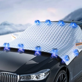 Ön cam Kapak Araba Kar Örtüsü araç ön camı Kapak Kar Koruyucu Buz Bloke Ön Cam Koruyucu Dış Oto Aksesuarları