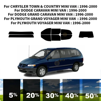Önceden kesilmiş nanoceramics araba UV Pencere Tonu Kiti Otomotiv Cam Filmi DODGE KARAVAN MİNİ VAN 1996-2000