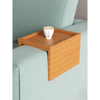 Özelleştirilmiş küçük daire yaratıcı oturma odası kanepe Japon tarzı küçük yan birkaç minimalist katı ahşap köşe hareketli masa