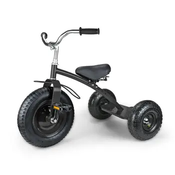 Üç Tekerlekli Bisiklet-Siyah-3 ila 7 Yaş Arası Klasik Güverte Üç Tekerlekli Bisiklet Üç tekerlekli kart 3-6 Yıl Drift Trike