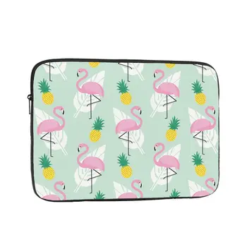 Laptop çantası Kol Sevimli Meyve 12 13 15 17 İnç Notebook Çantası Durumda Ananas Flamingo Tablet Darbeye Dayanıklı Durumda