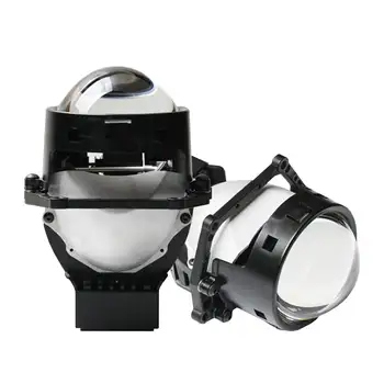 100W 30000lm 3 İnç Bi LED Projektör Lens LED ışık Otomotiv Lensler Far Tuning Hella 3R G5 Braketi Lazer ışıkları