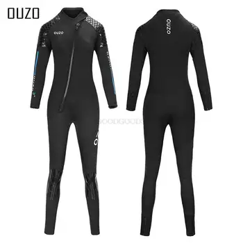 3MM Neopren Wetsuit Ön Fermuar Kadın Uçurtma Sörf dalgıç kıyafeti Kadın Kayık Yüzmek Tüplü Dalış ve Şnorkel Spearfishing Wetsuits