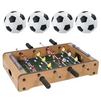 4 ADET Futbol futbol masaları PlasticTable Futbol Plastik Soccers Topu Pratik iç mekan oyunu çocuk Oyun Oyuncaklar Hediye