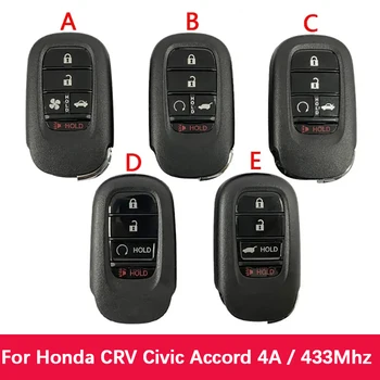 CN003156 Orijinal 4 / 5B akıllı anahtar Fob honda CRV Civic Accord 2022 Uzaktan 433MHZ 4A Çip FCC ID KR5TP - 4 Anahtarsız GİTMEK