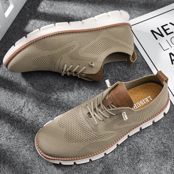 Lüks Erkek Loafer'lar 2023 Yeni rahat ayakkabılar Erkekler İçin Moda Rahat Nefes Pu Deri Malzeme Açık erkek deri ayakkabı