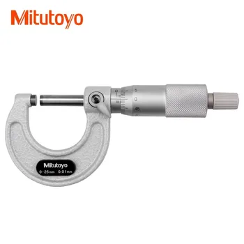 Mitutoyo Dış Mikrometreler 0-25mm/25-50mm/50-75mm/75-100mm/100-125mm/125-150mm / 150-175mm / 175-200mm Mezuniyet 0.01 mm