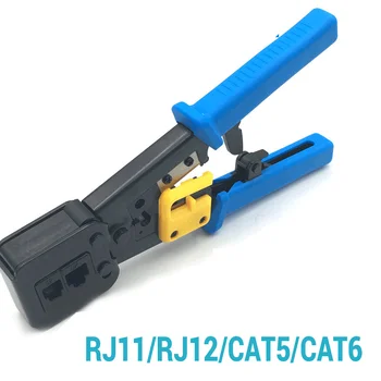 RJ45 Crimper Kablo Sıyırma Ağ Onarım Aracı Seti İçin RJ11 / RJ12 / CAT5 / CAT6 / Cat5e Bağlantı Kablosu Kesici Tel Stripper