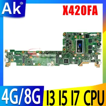 X420FA Anakart For ASUS Vivobook 14 F420FA A420FA X420F X420FAC Laptop Anakart ı3 ı5 ı7 8th / 10th Gen 4GB / 8GB-RAM