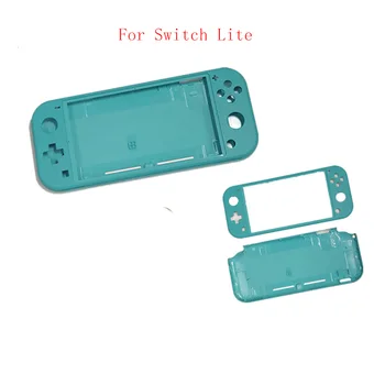 Yedek Plastik Kabuk Konut Case Nintendo Anahtarı Lite Konsolu için Ön Arka ön kapak Onarım Parçaları