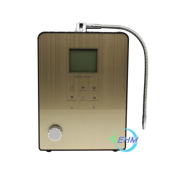 Yüksek PH Değeri 9 Tabak Makinesi PH Su Filtresi Arıtma Alkali Su Makinesi Alkali Su İonizer Japonya teknik